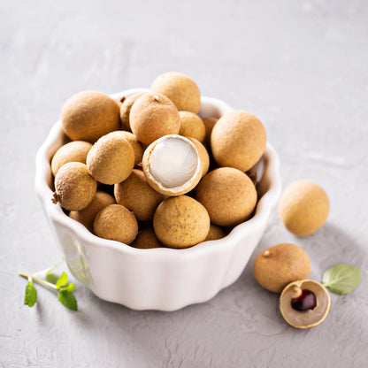 Longan With Leaves Isolated Alpha Layer
