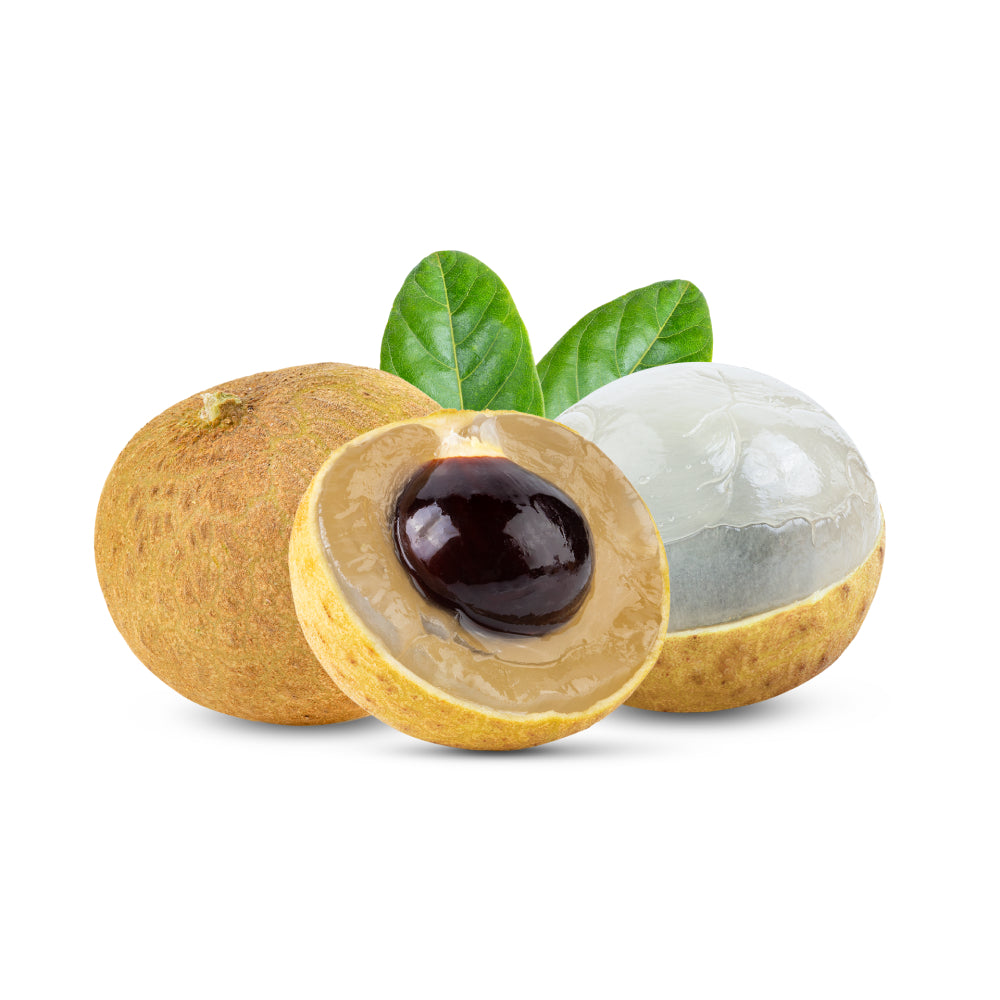 Longan With Leaves Isolated Alpha Layer